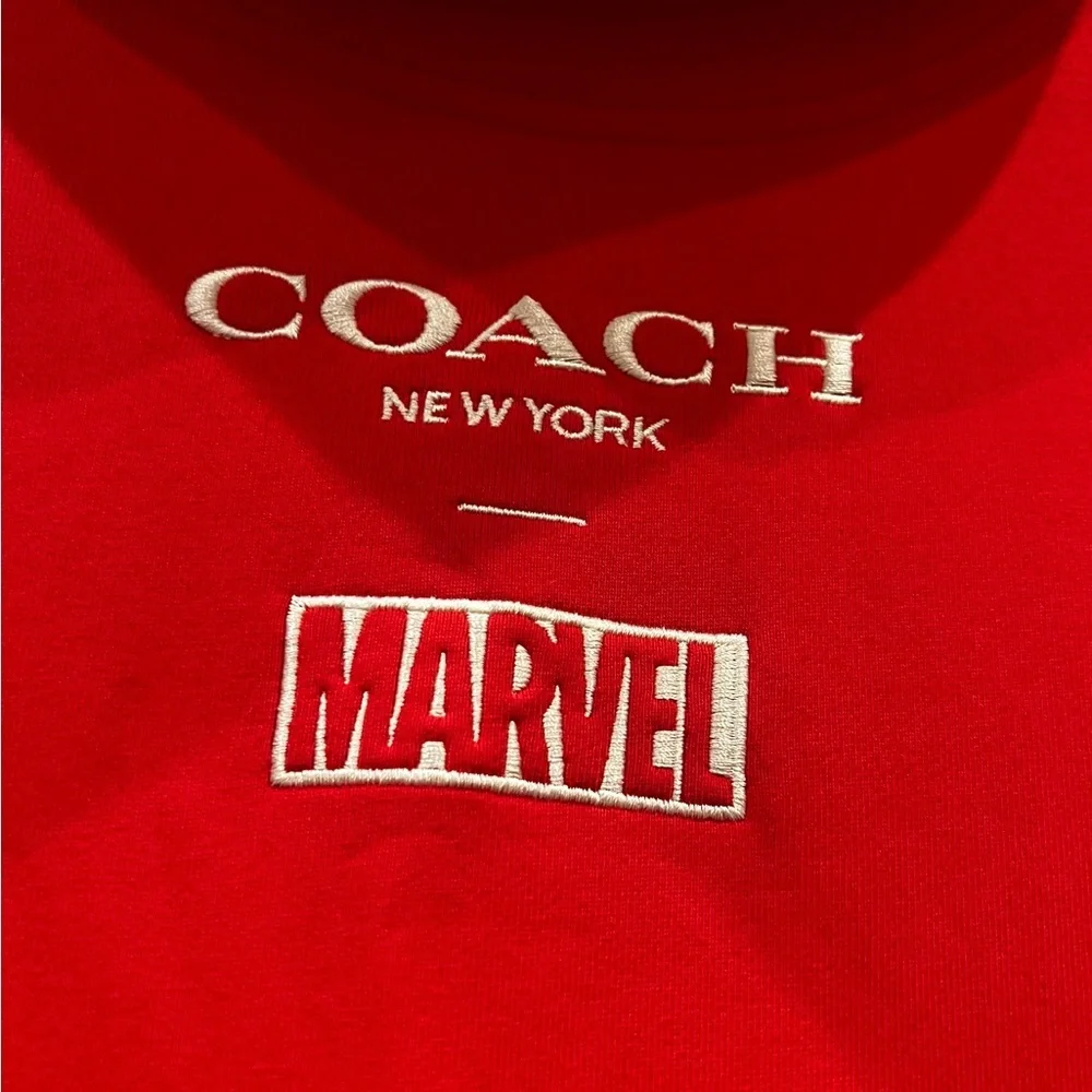 Coach & Marvel Superhero Hoodie NWT Adult Small